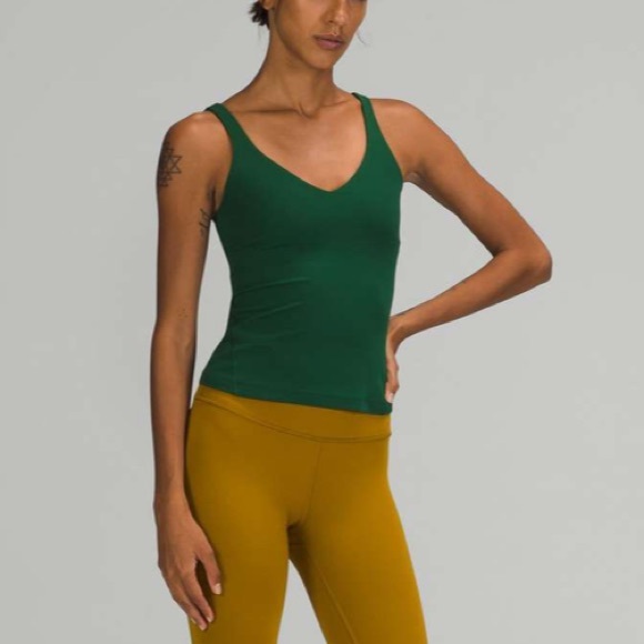 Lululemon Align Waist-Length Tank Top in Everglade Green - Picture 3 of 9